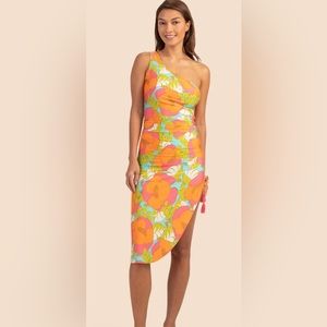 NWT Trina Turk Playa De Flor Swim Midi Dress SIZE M